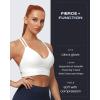 imageAoxjox Womens Workout Sports Bras Fitness Trainning Infinity Gym Bra Yoga Crop TankWhite New