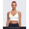 imageAoxjox Womens Workout Sports Bras Fitness Trainning Infinity Gym Bra Yoga Crop TankWhite New