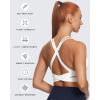 imageAoxjox Womens Workout Sports Bras Fitness Trainning Infinity Gym Bra Yoga Crop TankWhite New