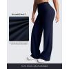 imageAoxjox Womens Velura Straight Leg Yoga Pants Buttery Soft PlushFlex MidWaist WideLeg for Workout ampamp Casual LeggingsMidnight Navy