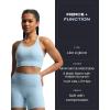 imageAoxjox Luna Workout Biker Shorts for Women Tummy Control High Waisted Exercise Athletic Gym Running Yoga Short 6quotAiry Blue