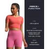 imageAoxjox Luna Workout Biker Shorts for Women Tummy Control High Waisted Exercise Athletic Gym Running Yoga Short 6quotAzalea Pink