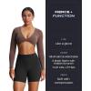 imageAoxjox Luna Workout Biker Shorts for Women Tummy Control High Waisted Exercise Athletic Gym Running Yoga Short 6quotBlack