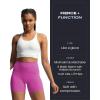 imageAoxjox Luna Workout Biker Shorts for Women Tummy Control High Waisted Exercise Athletic Gym Running Yoga Short 6quotCattleya Purple