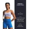 imageAoxjox Luna Workout Biker Shorts for Women Tummy Control High Waisted Exercise Athletic Gym Running Yoga Short 6quotDirectoire Blue