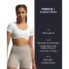 imageAoxjox Luna Workout Biker Shorts for Women Tummy Control High Waisted Exercise Athletic Gym Running Yoga Short 6quotMink