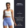 imageAoxjox Luna Workout Biker Shorts for Women Tummy Control High Waisted Exercise Athletic Gym Running Yoga Short 6quotPersian Blue
