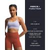 imageAoxjox Luna Workout Biker Shorts for Women Tummy Control High Waisted Exercise Athletic Gym Running Yoga Short 6quotRust Red