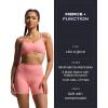 imageAoxjox Luna Workout Biker Shorts for Women Tummy Control High Waisted Exercise Athletic Gym Running Yoga Short 6quotSalmon Rose