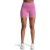 imageAoxjox Luna Workout Biker Shorts for Women Tummy Control High Waisted Exercise Athletic Gym Running Yoga Short 6quotSpring Crocus