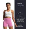 imageAoxjox Luna Workout Biker Shorts for Women Tummy Control High Waisted Exercise Athletic Gym Running Yoga Short 6quotSpring Crocus