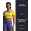 imageAoxjox Luna Workout Biker Shorts for Women Tummy Control High Waisted Exercise Athletic Gym Running Yoga Short 6quotViolet