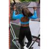 imageAoxjox Workout Long Sleeve Crop Tops for Women Clarissa Backless Gym Cropped T Shirt TopDirectoire Blue