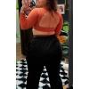 imageAoxjox Workout Long Sleeve Crop Tops for Women Clarissa Backless Gym Cropped T Shirt TopEarthy Brown