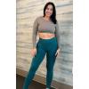 imageAoxjox Workout Long Sleeve Crop Tops for Women Clarissa Backless Gym Cropped T Shirt TopGrey