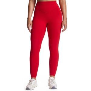imageAoxjox High Waisted Workout Metamorph Breeze Leggings for Women Tummy Control Buttery Soft Yoga Pants 24quot26quot28quotRacing Red