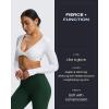 image:imageAoxjox Flare Leggings for Women Metamorph MidRise Hidden Scrunch Butt Lifting Wide Leg Yoga Pants 303234Forest Green