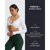 image:imageAoxjox Flare Leggings for Women Metamorph MidRise Hidden Scrunch Butt Lifting Wide Leg Yoga Pants 303234Forest Green