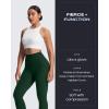 image:imageAoxjox High Waisted Workout Metamorph Breeze Leggings for Women Tummy Control Buttery Soft Yoga Pants 242628Forest Green
