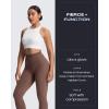 image:imageAoxjox High Waisted Workout Metamorph Breeze Leggings for Women Tummy Control Buttery Soft Yoga Pants 242628Fudge Coffee