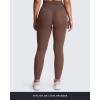image:imageAoxjox High Waisted Workout Metamorph Breeze Leggings for Women Tummy Control Buttery Soft Yoga Pants 242628Fudge Coffee