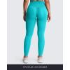 image:imageAoxjox High Waisted Workout Metamorph Breeze Leggings for Women Tummy Control Buttery Soft Yoga Pants 242628Lagoon Teal