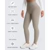 image:imageAoxjox High Waisted Workout Metamorph Breeze Leggings for Women Tummy Control Buttery Soft Yoga Pants 242628Mink