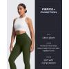image:imageAoxjox High Waisted Workout Metamorph Breeze Leggings for Women Tummy Control Buttery Soft Yoga Pants 242628Olive Green