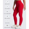 image:imageAoxjox High Waisted Workout Metamorph Breeze Leggings for Women Tummy Control Buttery Soft Yoga Pants 242628Racing Red