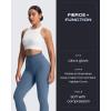 image:imageAoxjox High Waisted Workout Metamorph Breeze Leggings for Women Tummy Control Buttery Soft Yoga Pants 242628Steel Blue