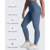 image:imageAoxjox High Waisted Workout Metamorph Breeze Leggings for Women Tummy Control Buttery Soft Yoga Pants 242628Steel Blue