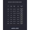 image:imageAoxjox Velma Workout Biker Shorts for Women Color Block CrossWaist High Waisted Exercise Gym Running Yoga Short 6Directoire BlueWhite