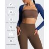 image:imageAoxjox Womens Long Sleeve Open Front Lexi Lined Bolero Shrug Crop Top CardiganBellwether Blue