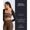 image:imageAoxjox Womens Long Sleeve Open Front Lexi Lined Bolero Shrug Crop Top CardiganBlack