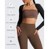 image:imageAoxjox Womens Long Sleeve Open Front Lexi Lined Bolero Shrug Crop Top CardiganBlack