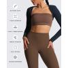 image:imageAoxjox Womens Long Sleeve Open Front Lexi Lined Bolero Shrug Crop Top CardiganBlueberry