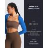 image:imageAoxjox Womens Long Sleeve Open Front Lexi Lined Bolero Shrug Crop Top CardiganDirectoire Blue