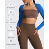 image:imageAoxjox Womens Long Sleeve Open Front Lexi Lined Bolero Shrug Crop Top CardiganDirectoire Blue