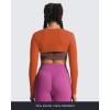 image:imageAoxjox Womens Long Sleeve Open Front Lexi Lined Bolero Shrug Crop Top CardiganEarthy Brown