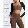 image:imageAoxjox Womens Long Sleeve Open Front Lexi Lined Bolero Shrug Crop Top CardiganForest Green Deep Depths Green