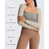 image:imageAoxjox Womens Long Sleeve Open Front Lexi Lined Bolero Shrug Crop Top CardiganMink