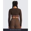 image:imageAoxjox Womens Long Sleeve Open Front Lexi Lined Bolero Shrug Crop Top CardiganMulch