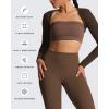 image:imageAoxjox Womens Long Sleeve Open Front Lexi Lined Bolero Shrug Crop Top CardiganMulch