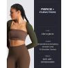 image:imageAoxjox Womens Long Sleeve Open Front Lexi Lined Bolero Shrug Crop Top CardiganOlive Green