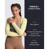 image:imageAoxjox Womens Long Sleeve Open Front Lexi Lined Bolero Shrug Crop Top CardiganPastel Yellow