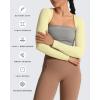 image:imageAoxjox Womens Long Sleeve Open Front Lexi Lined Bolero Shrug Crop Top CardiganPastel Yellow