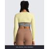 image:imageAoxjox Womens Long Sleeve Open Front Lexi Lined Bolero Shrug Crop Top CardiganPastel Yellow
