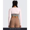 image:imageAoxjox Womens Long Sleeve Open Front Lexi Lined Bolero Shrug Crop Top CardiganSoft Blush