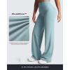 image:imageAoxjox Womens Velura Straight Leg Yoga Pants Buttery Soft PlushFlex MidWaist WideLeg for Workout amp Casual LeggingsCloud Steel Blue