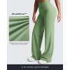 image:imageAoxjox Womens Velura Straight Leg Yoga Pants Buttery Soft PlushFlex MidWaist WideLeg for Workout amp Casual LeggingsSage Drift